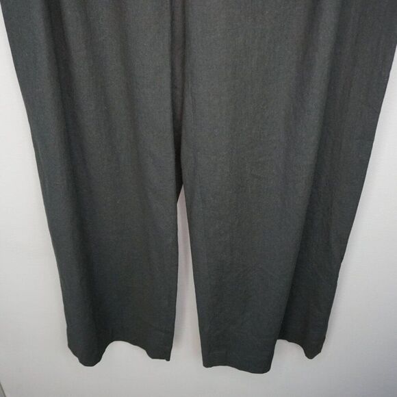 New Vince Linen Blend Pull On Pant in Black size XL (16) $395 - Picture 8 of 16